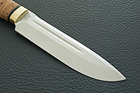 Нож Селигер береста, 95х18, латунь : фото 2